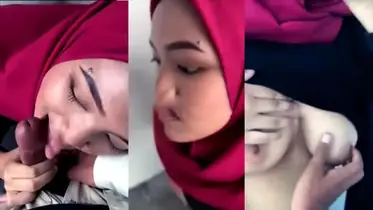 Bokep Jilbab Ukhti Hijab Merah Hisap Batang Basah